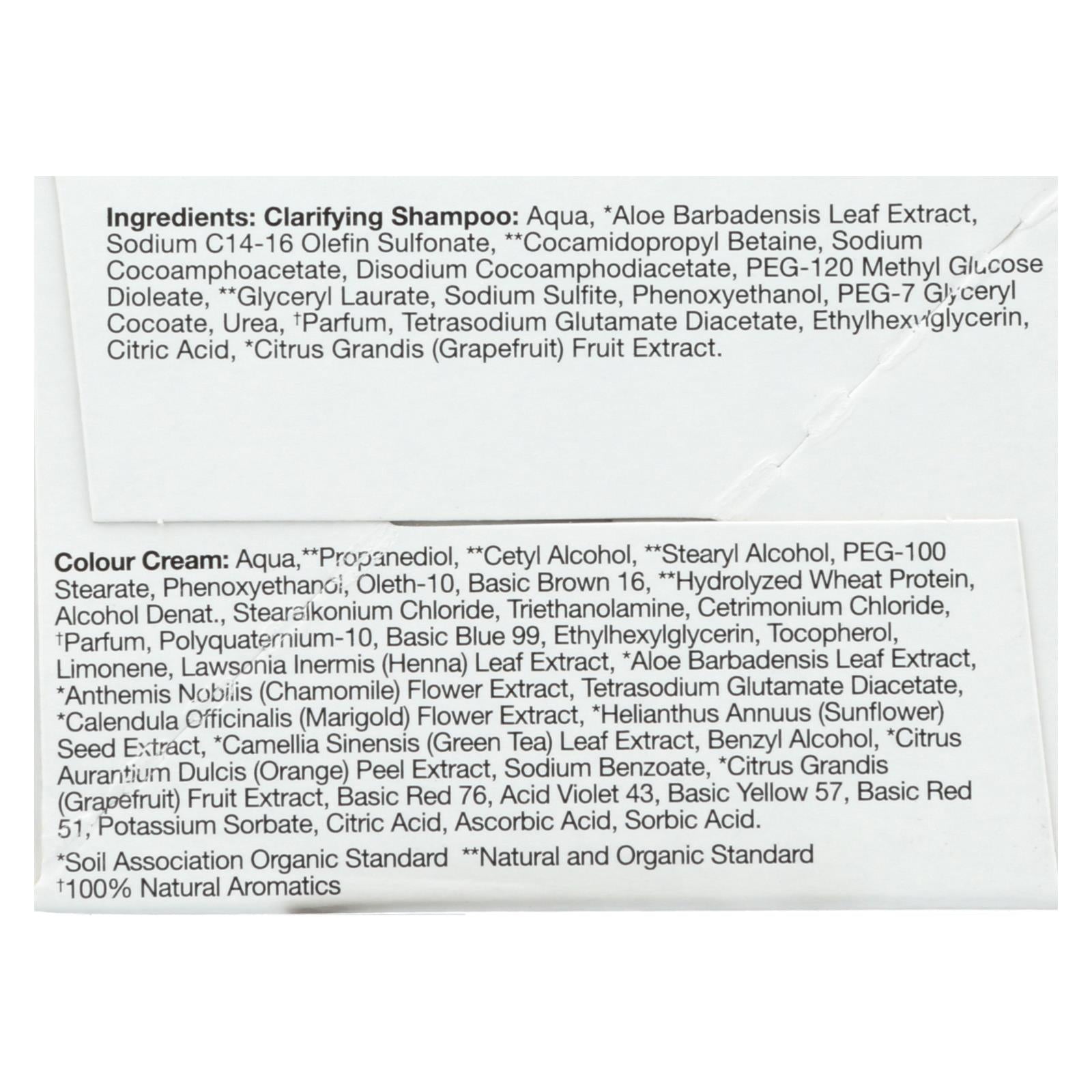Tintes Of Naturae Henna Crema Chocolatte 2.46 Fl Oz
