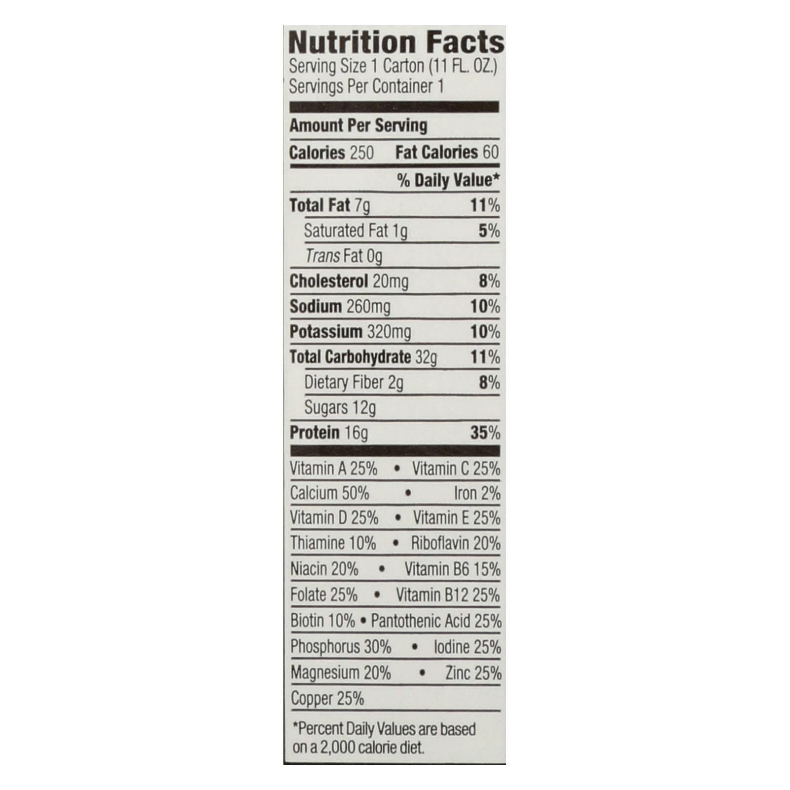 Batido de frutos secos orgánico Orgain - Fresa y crema (paquete de 3) - 11 fl. oz.