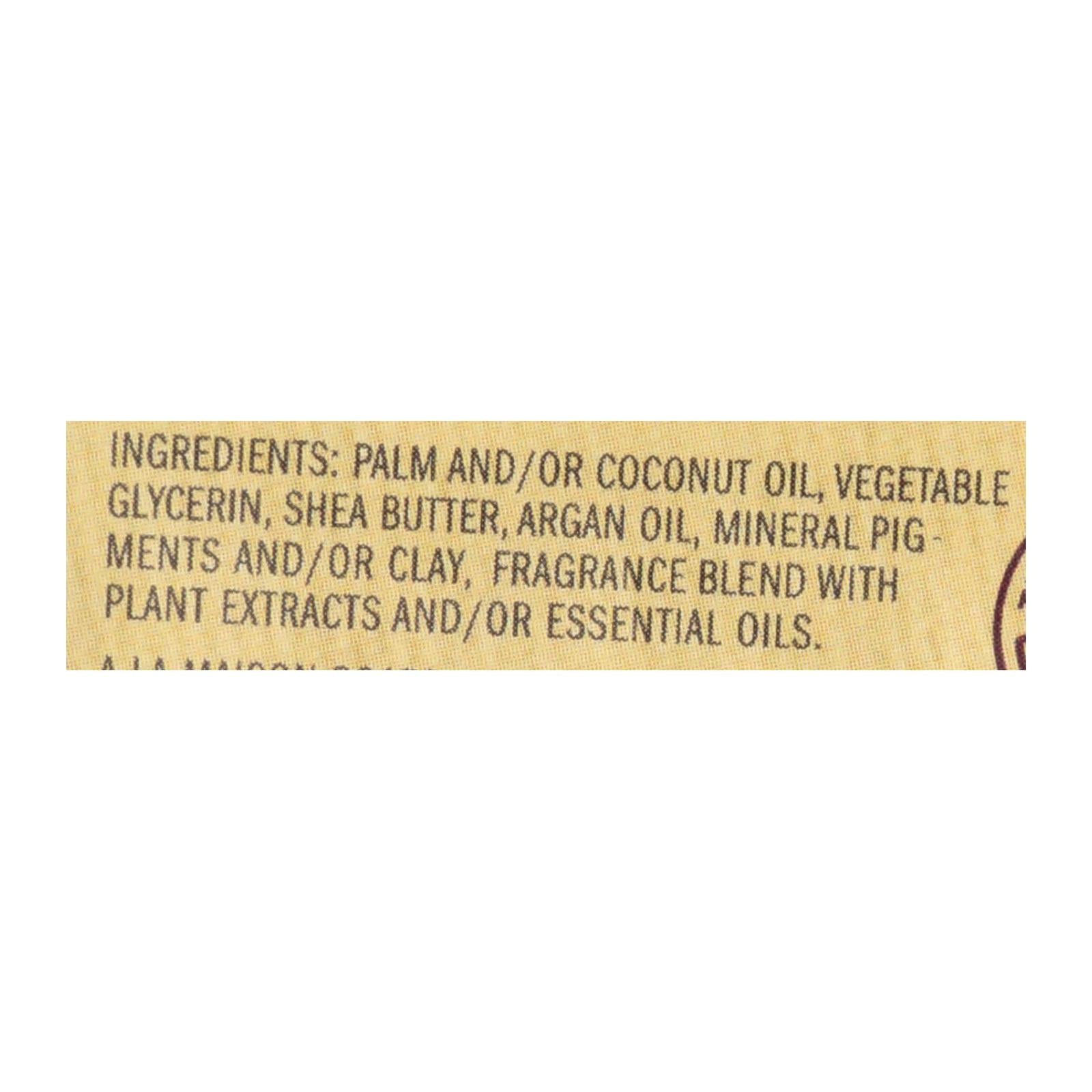 Jabón de barra lujoso de higo y albahaca A La Maison (paquete de 6 - 3,5 oz)