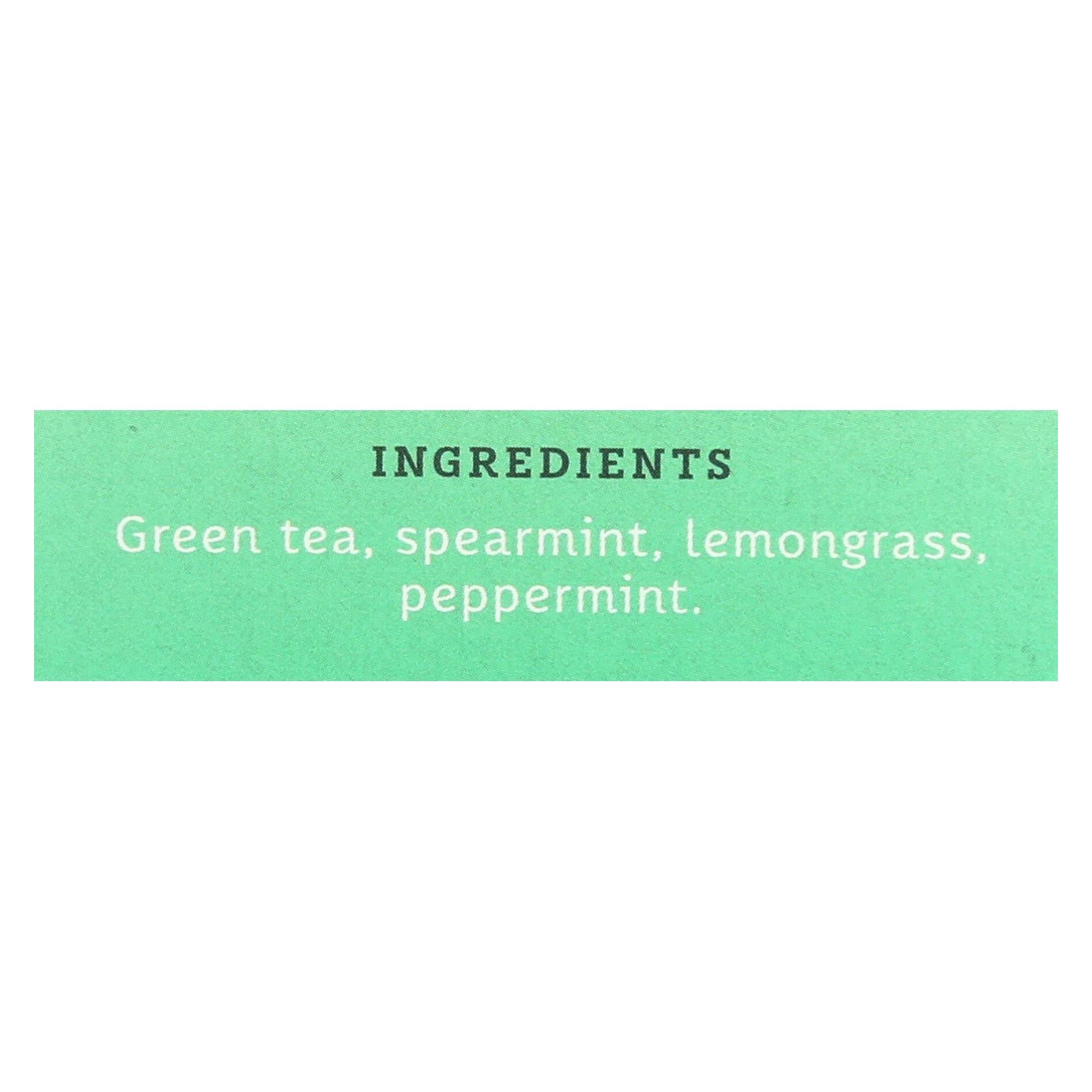 Bolsitas de té verde orgánico con menta marroquí de Stash Tea (paquete de 6 - 20 unidades)