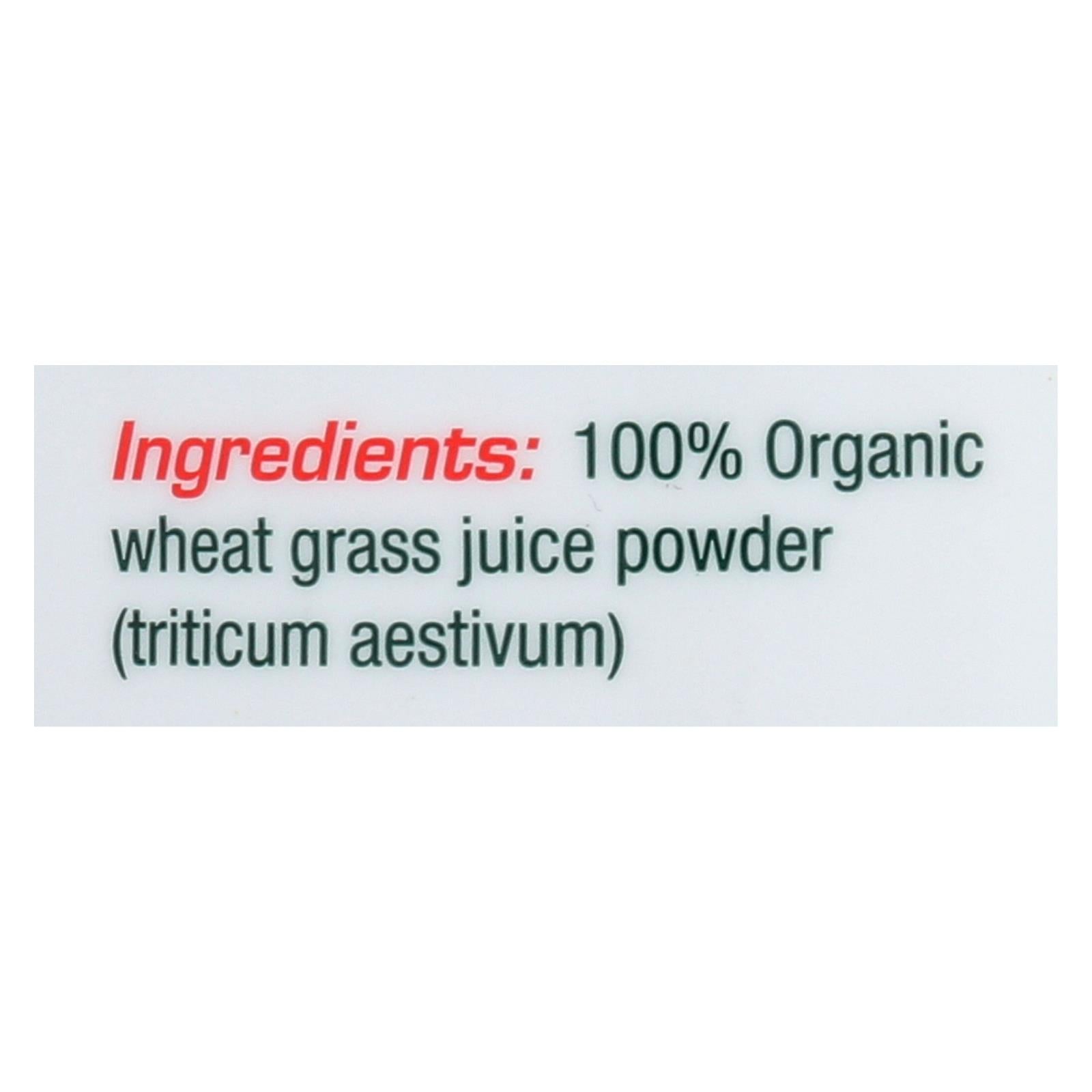 Shots de pasto de trigo crudo orgánico (150 g) - Green Foods 