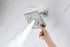 Grifo de ducha termostático de níquel cepillado de 12": control de 3 vías, LED, música Bluetooth, cabezal regular