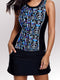 Colorful Geometric Print Swimsuit