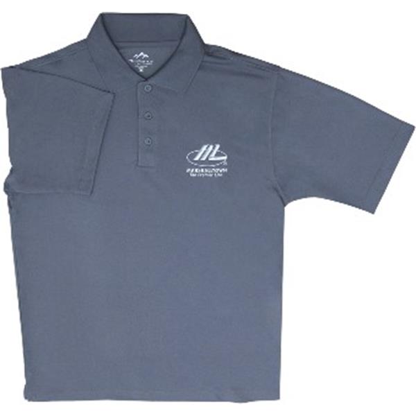 Marshalltown 17428 Gray Polo Shirt, XXL
