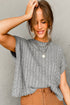 Chunky Cable Knit Top