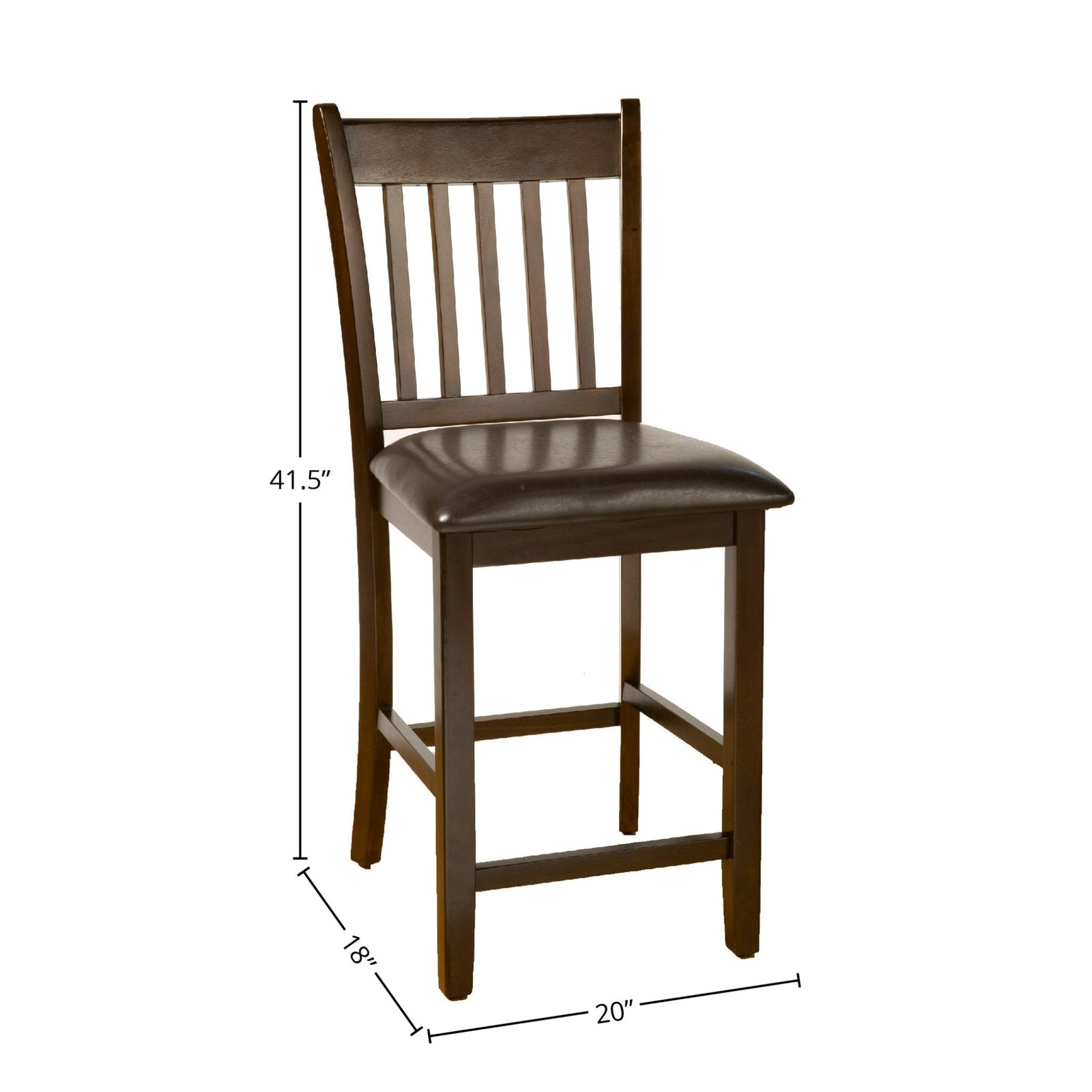 Juego de pub de 5 piezas Capitola Faux Marble, espresso