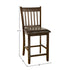 Juego de pub de 5 piezas Capitola Faux Marble, espresso