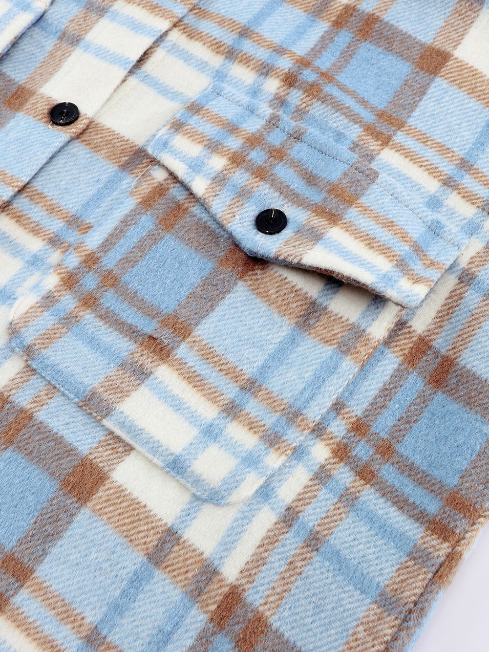 Women's Plaid Shirt Jacket
