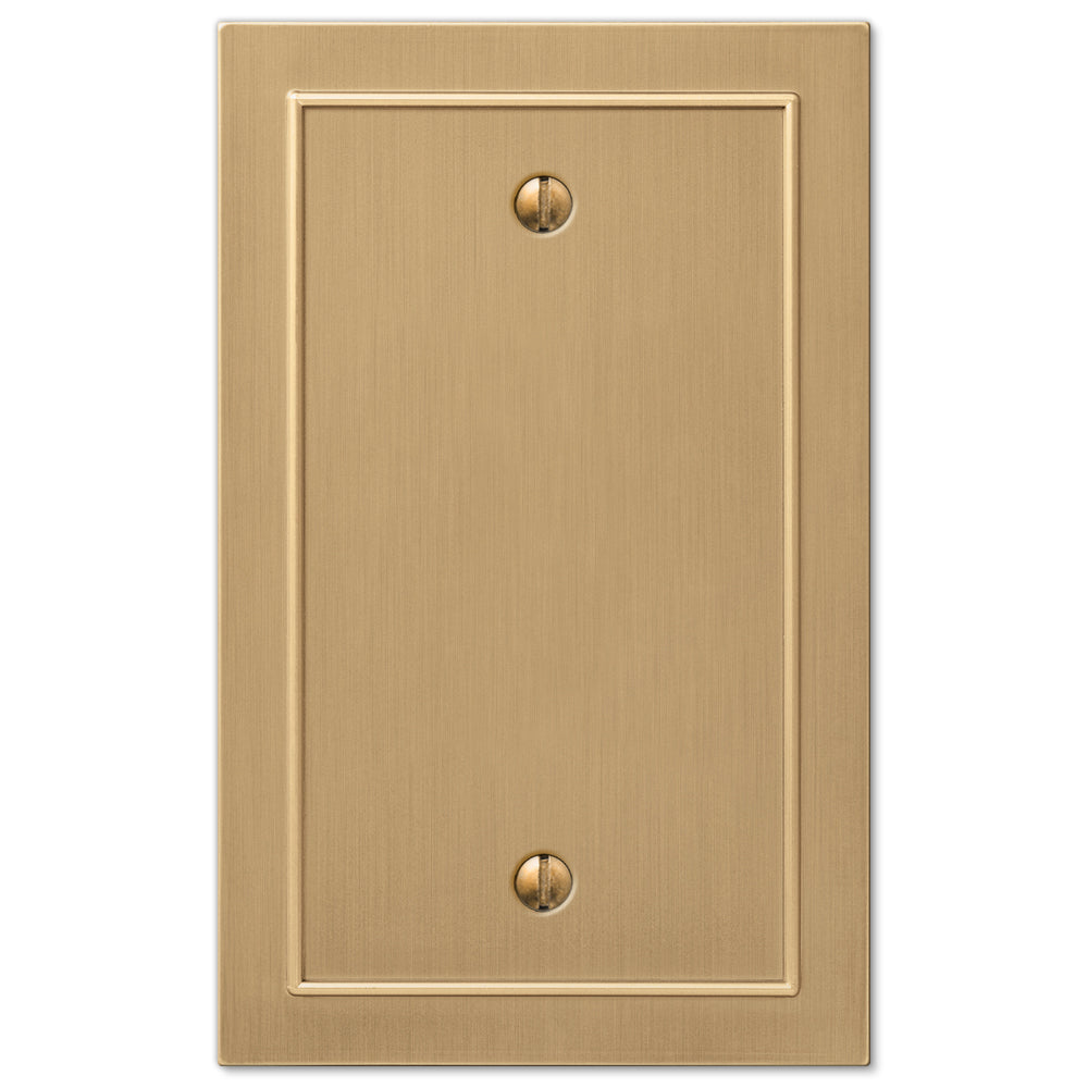 Bethany Brushed Bronze Cast - 1 Blank Wallplate