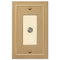 Bethany Brushed Bronze Cast - 1 Cable Jack Wallplate