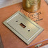 Bethany Brushed Bronze Cast - 1 Blank Wallplate