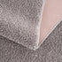 Alfombra peluda lavable Judy de color gris liso