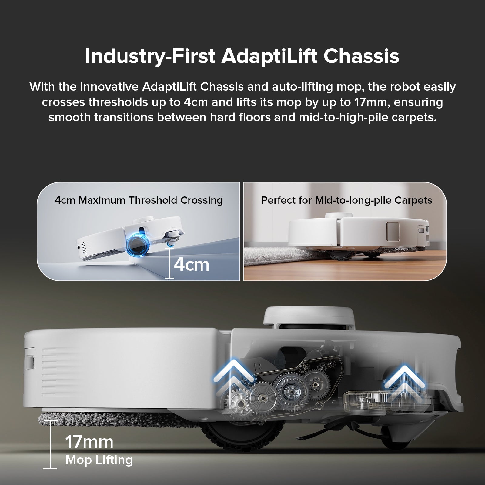 Roborock Qrevo Edge Robot Vacuum with Multifunctional Dock 3.0