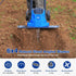 BILT HARD 18" Electric Garden Tiller & Cultivator, 14-Amp Corded Rototiller with 6 Steel Tines, Adjustable Wheels, Foldable Handle, 8-Inch Tilling Depth for Lawn, Yard & Garden Soil