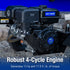 LOG-X Series 40-Ton Full Beam Gas Log Splitter: 13hp 389cc OHV Engine, 23" Stroke