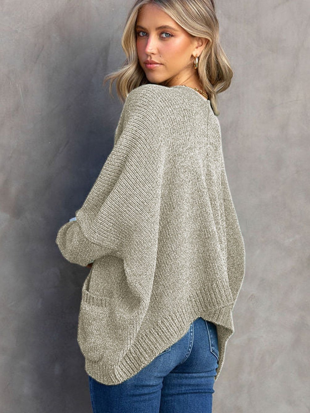Baby Blue Viscose Cardigan