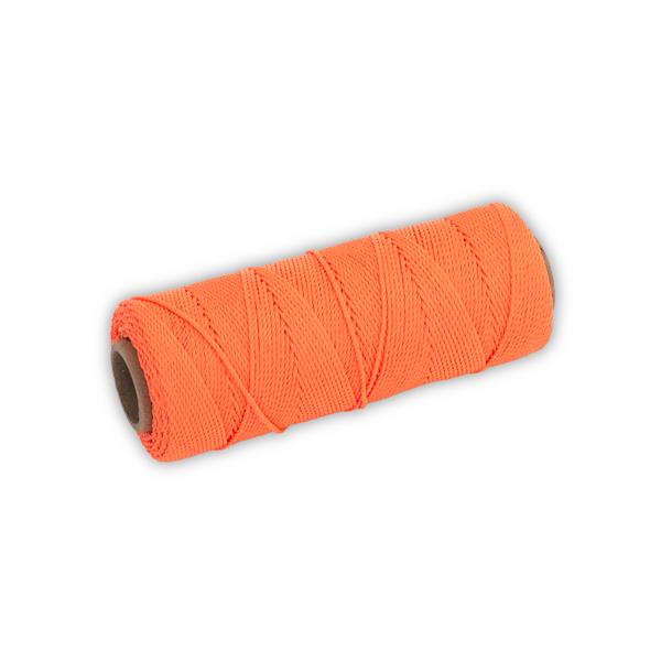 Marshalltown 10231 Twisted Nylon Mason's Line 1000' Fl Orange, Size 18 6" Core