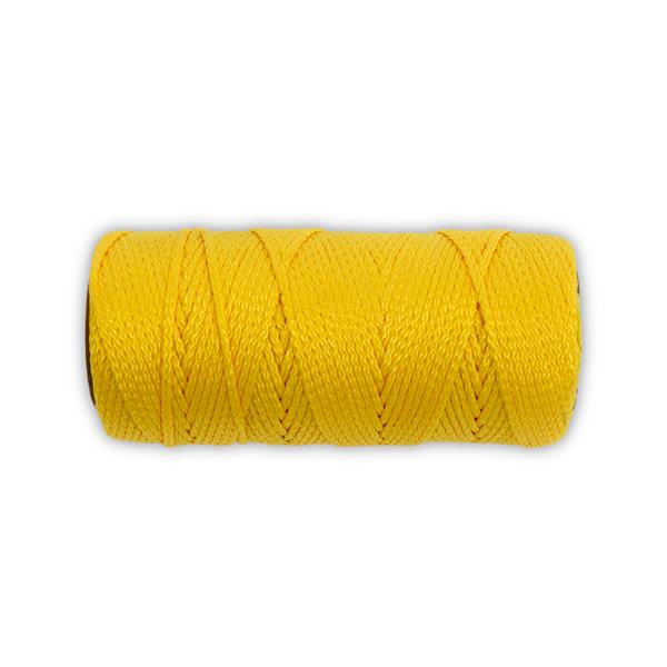 Marshalltown 10247 Braided Nylon Mason's Line 250' Yellow, Size 18 4" Core