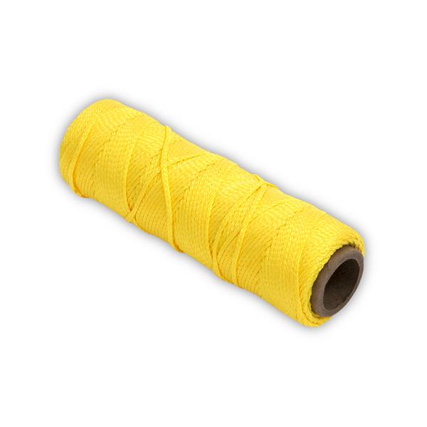 Marshalltown 10256 Braided Nylon Mason's Line 250' Yellow, Size 18 6" Core