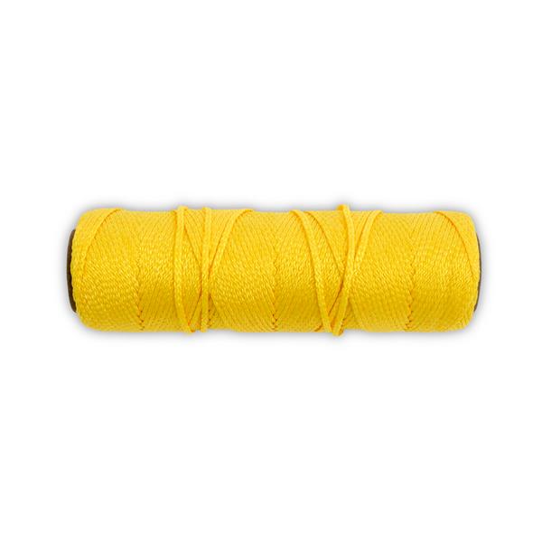 Marshalltown 10256 Braided Nylon Mason's Line 250' Yellow, Size 18 6" Core