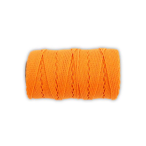 Marshalltown 10205 Twisted Nylon Mason's Line 250' Fl Orange, Size 18 4" Core