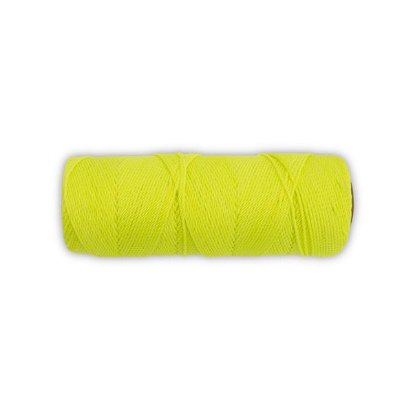 Marshalltown 10224 Twisted Nylon Mason's Line 500' Fl Yellow, Size 18 6" Core