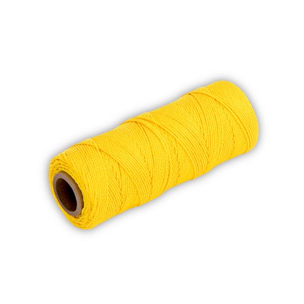 Marshalltown 10219 Twisted Nylon Mason's Line 500' Yellow, Size 18 6" Core