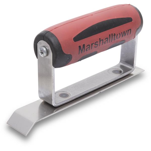 Marshalltown 14488 1 X 6 Stainless Steel Chamfer Edger-DuraSoft Handle; 3-4" Lip