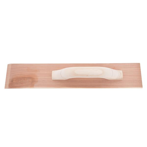 Marshalltown 14813 Concrete 18 X 3 1-2 Redwood Float-Wood Handle-Beveled End; 5-8" Thick