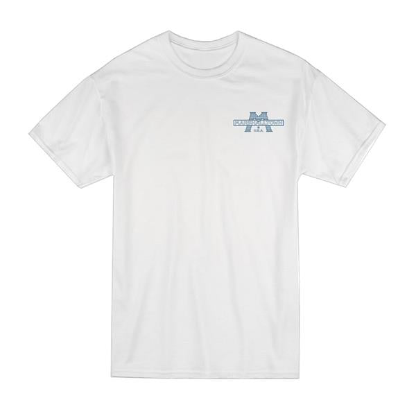 Marshalltown 17902 White T-Shirt with Navy Logo-XXXL
