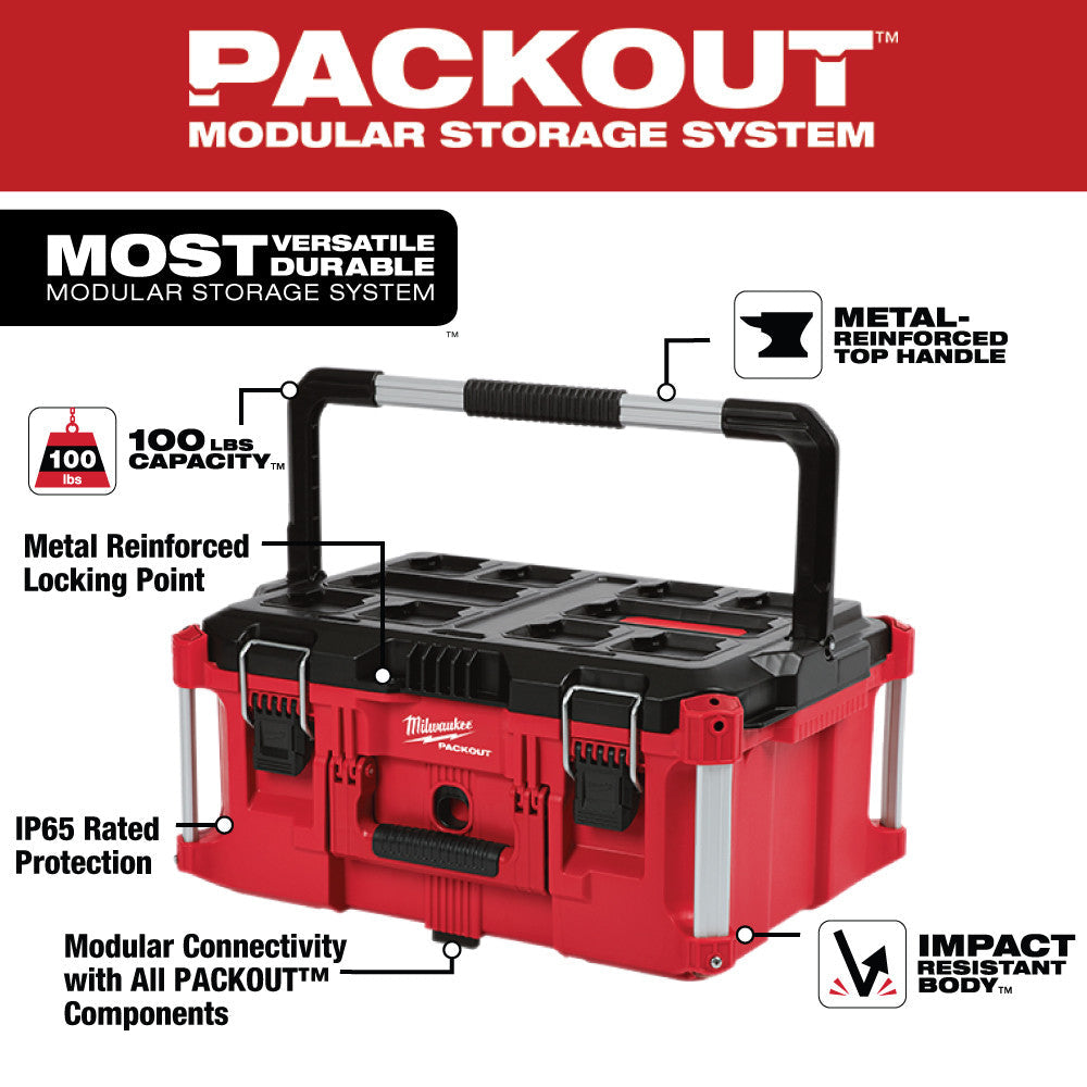 Caja de herramientas grande PACKOUT™ 48-22-8425 de Milwaukee