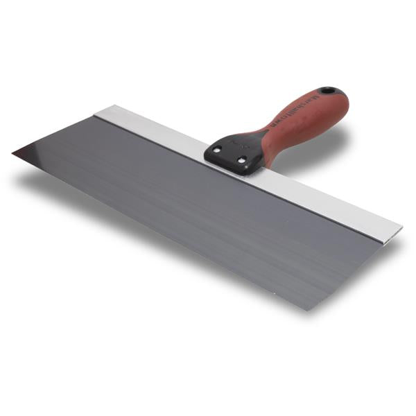Marshalltown 14537 12 X 3 1-8 Blue Steel Taping Knife-DuraSoft II