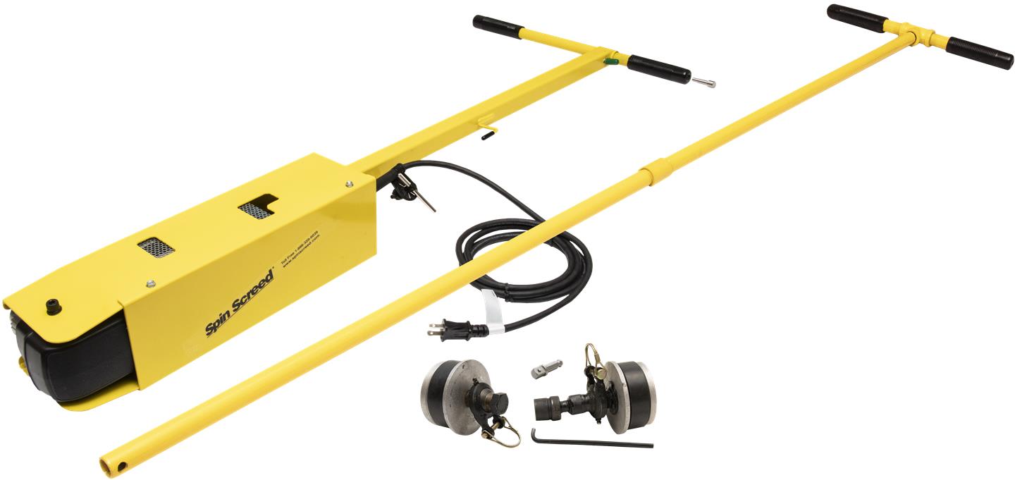 Marshalltown Corded Spin Screeds Professional Concrete finisher