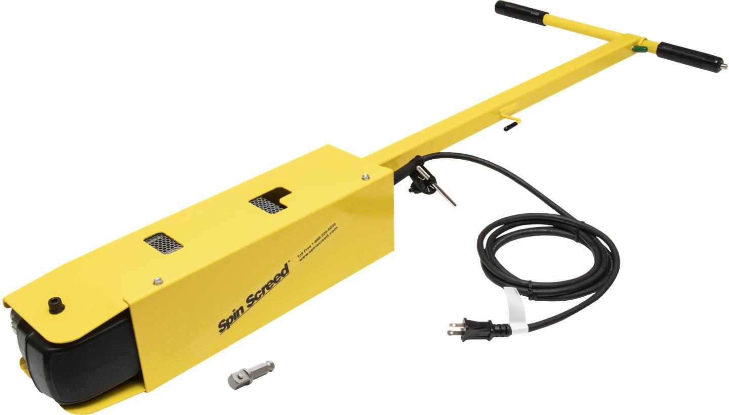 Marshalltown Corded Spin Screeds Professional Concrete finisher