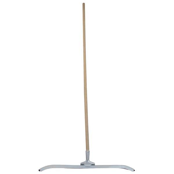 Marshalltown 25701 36" Curved Blade Floor Squeegee with 60" Wood Handle