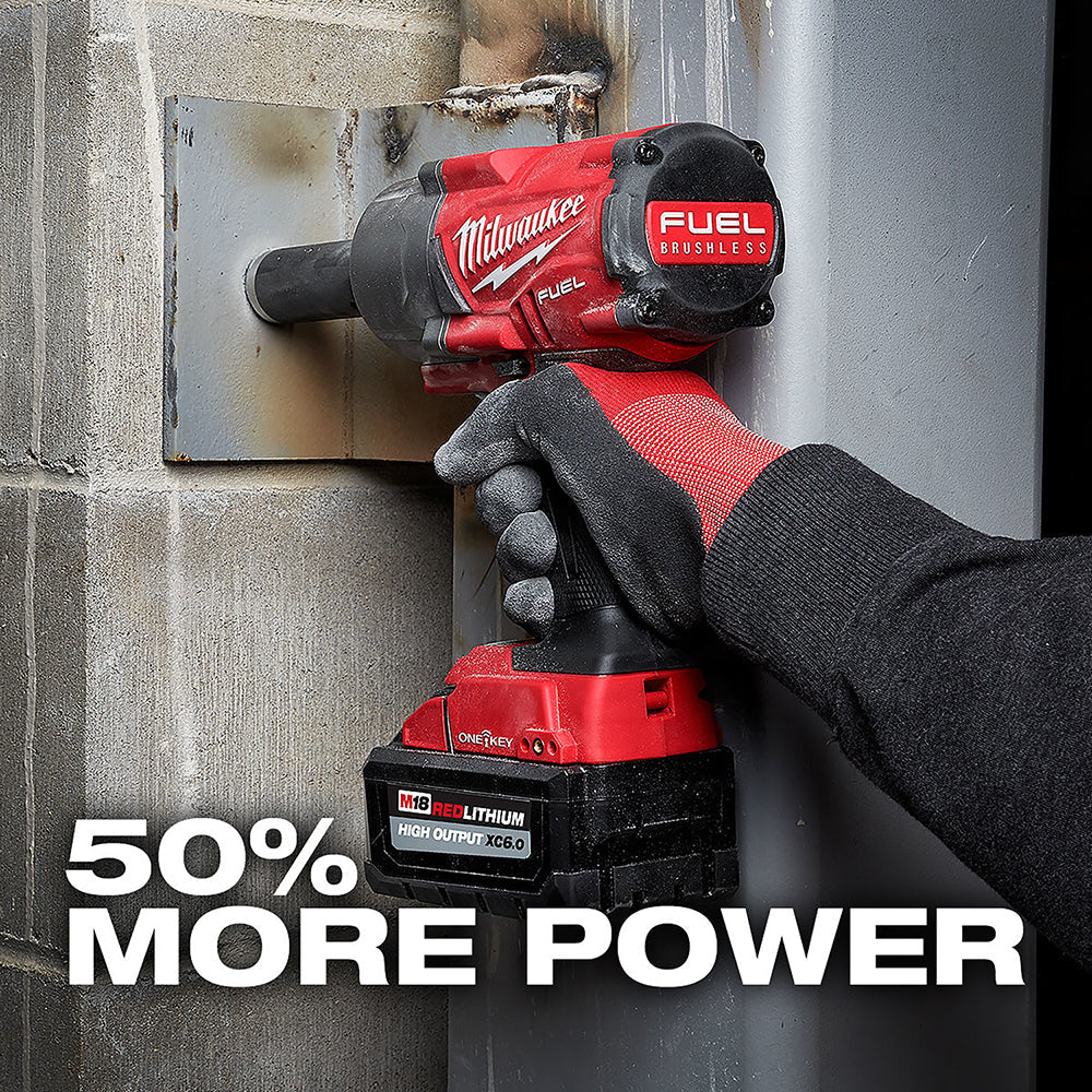 Paquete de baterías Milwaukee 48-11-1862 M18™ REDLITHIUM™ HIGH OUTPUT™ XC de 6,0 Ah (2 piezas)