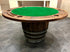 Juego de póker de barril de vino con tablero extraíble - Mesa de juego y silla de barril - Mesa de barril de vino para comer y póker