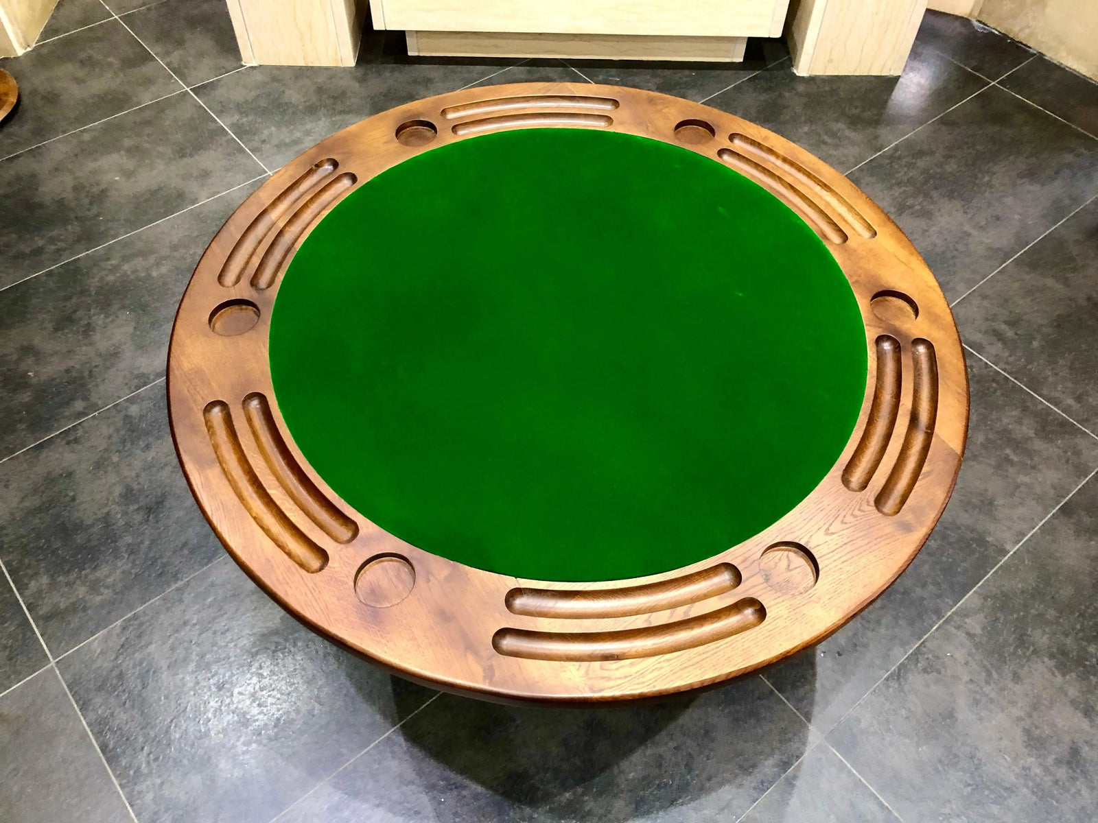 Juego de póker de barril de vino con tablero extraíble - Mesa de juego y silla de barril - Mesa de barril de vino para comer y póker
