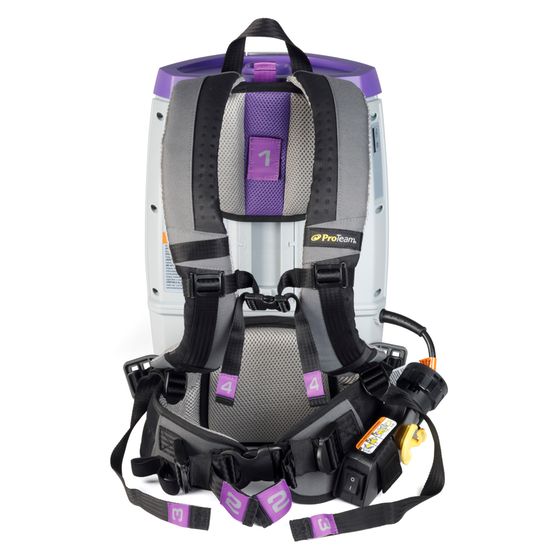 Pro - Team 107704 GoFit 6, 6 qt. Backpack Vacuum w/ Pest Management Tool Kit