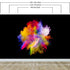 Adhesivo para mural de pared Explosión de color en polvo Abstracto n.° 6006