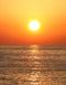 Adhesivo para pared con puesta de sol sobre el océano n.° 6008