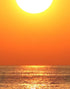 Adhesivo para pared con puesta de sol sobre el océano n.° 6008