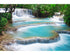 Mural de papel pintado con cascada de Kuang Si Tailandia. #6041