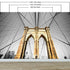 Mural de pared del puente de Brooklyn de la ciudad de Nueva York n.° 6042