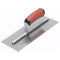 Marshalltown 15836 Tiling & Flooring Half Ellipse Notched Trowel; 5-16 X 1-4 X 3-16 Dura-Soft Handle