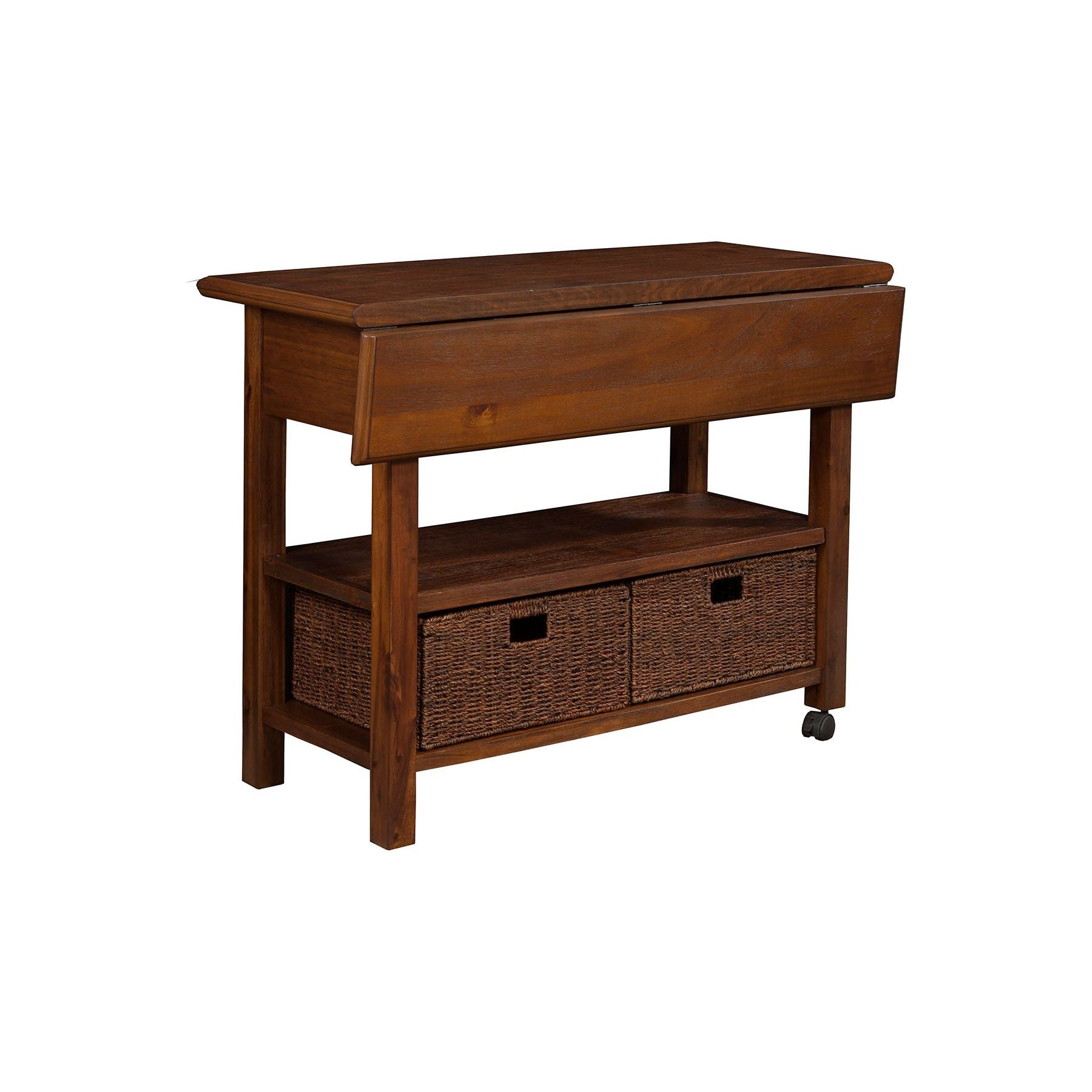Carrito de cocina Caldwell, capuchino antiguo