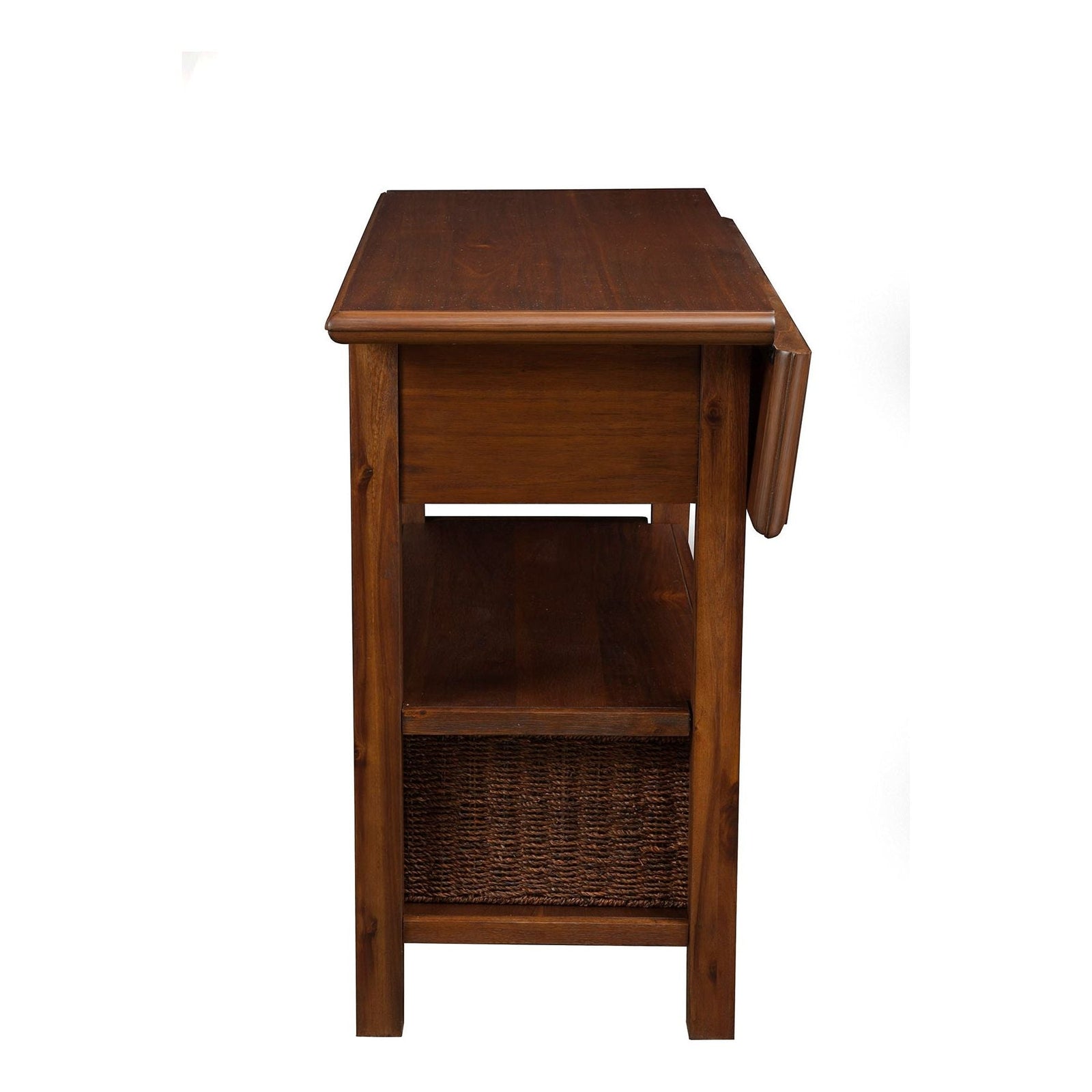 Carrito de cocina Caldwell, capuchino antiguo