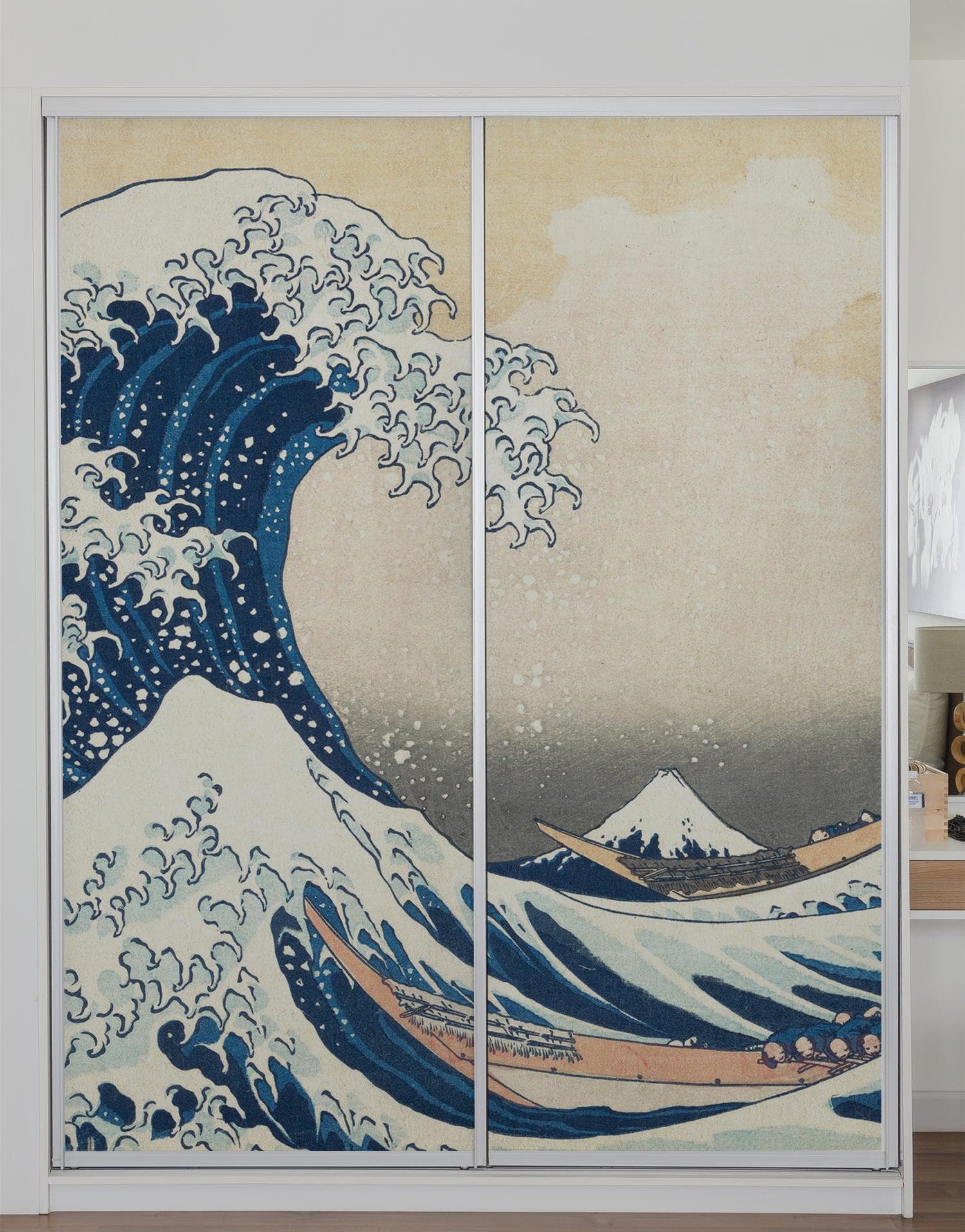 Mural de pared La gran ola de Kanagawa de Katsushika Hokusai. #6121