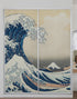 Mural de pared La gran ola de Kanagawa de Katsushika Hokusai. #6121