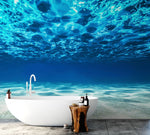 Fondo de pantalla submarino. Mural de pared con vista a una playa tropical n.° 6124